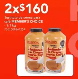 City Club Member's Choice sustituto de crema para cafe oferta