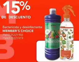 City Club Member's Choice bactericida y desinfectante oferta
