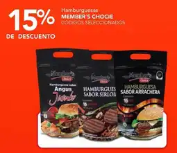 City Club Member's Choice hamburguesas oferta