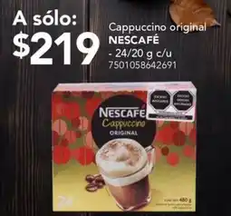 City Club NESCAFÉ cappuccino original oferta