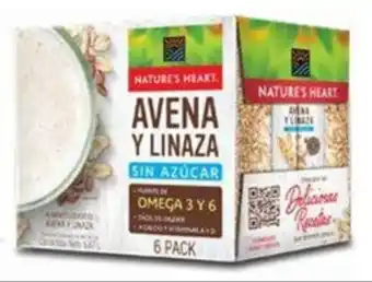 City Club Natures Heart bebida avena y linaza oferta