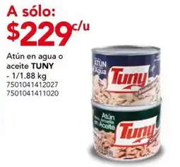 City Club Tuny atún en agua o aceite oferta