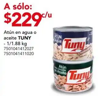 City Club Tuny atún en agua o aceite oferta
