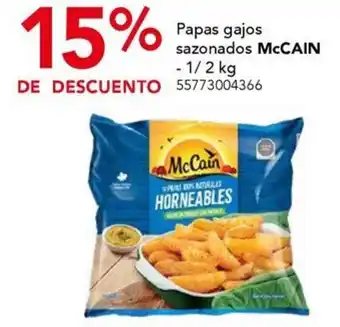 City Club McCain papas gajos sazonados oferta