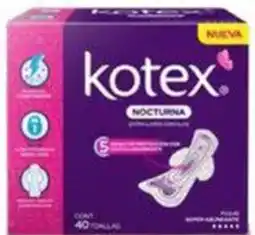 City Club Kotex toalla femenina nocturna con alas oferta
