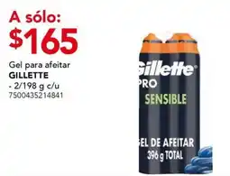 City Club Gillette gel para afeitar oferta