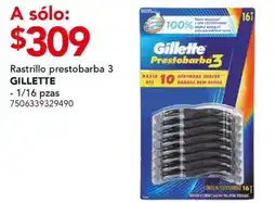 City Club Gillette rastrillo prestobarba 3 oferta