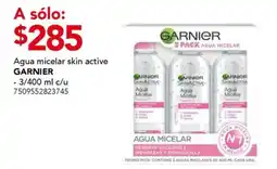 City Club Garnier agua micelar skin active oferta