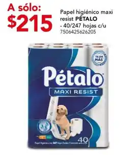 City Club Pétalo papel higiénico maxi resist oferta
