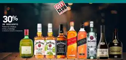 City Club Todos los whiskys, rones y brandys oferta