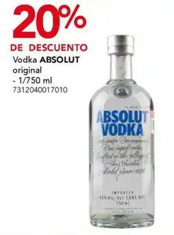 City Club Absolut vodka original oferta