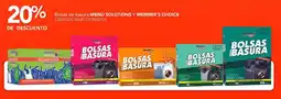 City Club Bolsas de basura menú solutions y member's choice oferta