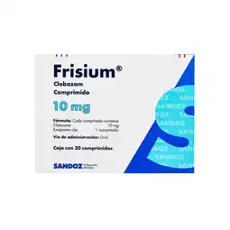 Farmacias YZA Frisium 10Mg 30 Comp oferta
