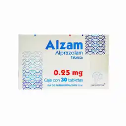 Farmacias YZA Alzam 0.25Mg 30 Tabs oferta