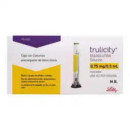 Farmacias YZA Trulicity Solución In 0.75Mg/0, 2 Plumas oferta