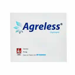 Farmacias YZA Agreless 75Mg 28 Tabs oferta