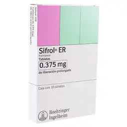 Farmacias YZA Sifrol Er Lib Pron 0.375Mg 10 Tabs oferta
