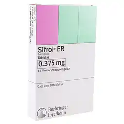 Farmacias YZA Sifrol Er Lib Pron 0.375Mg 10 Tabs oferta