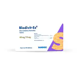 Farmacias YZA Blodivit Ez 40Mg / 10Mg 30 Tabs oferta