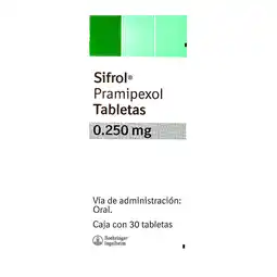 Farmacias YZA Sifrol 0.25Mg 30 Tabs oferta