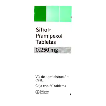 Farmacias YZA Sifrol 0.25Mg 30 Tabs oferta