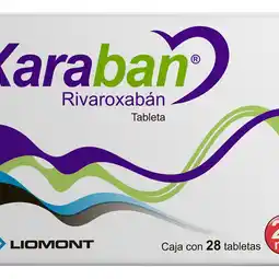Farmacias YZA XARABAN 20MG 28 TABS oferta