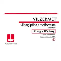 Farmacias YZA VILZERMET 50MG/850MG 30 COMPRIMIDOS oferta