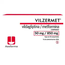Farmacias YZA VILZERMET 50MG/850MG 30 COMPRIMIDOS oferta