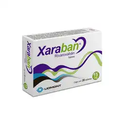 Farmacias YZA XARABAN 15MG 28 TABS oferta