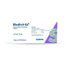 Farmacias YZA Blodivit Ez 20Mg / 10Mg 30 Tabs oferta