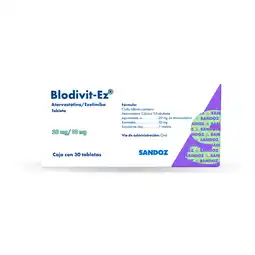 Farmacias YZA Blodivit Ez 20Mg / 10Mg 30 Tabs oferta