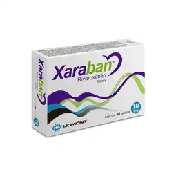 Farmacias YZA XARABAN 10MG 30 TABS oferta