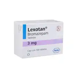 Farmacias YZA Lexotan 3Mg 100 Tabs oferta