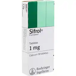 Farmacias YZA Sifrol 1mg 30 tabs oferta