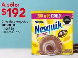 City Club Nesquik chocolate en polvo oferta
