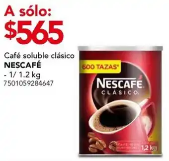 City Club Nescafé café soluble clásico oferta