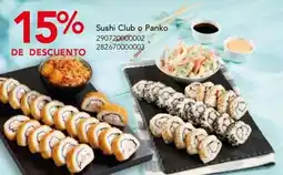 City Club Sushi club o panko oferta