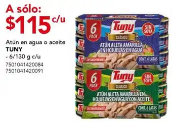 City Club Tuny atún en agua o aceite oferta