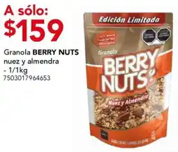 City Club Berry nuts granola nuez y almendra oferta
