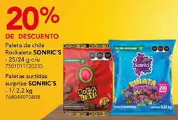 City Club Sonric's paleta de chile rockaleta oferta