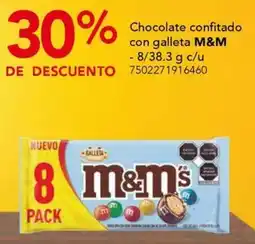 City Club M&M chocolate confitado con galleta oferta