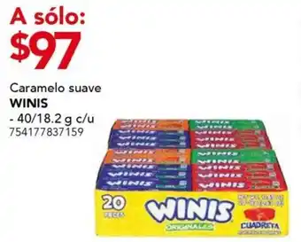 City Club Winis caramelo suave oferta