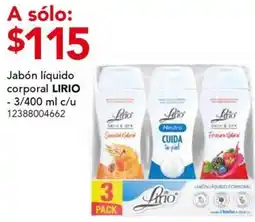 City Club Lirio jabón líquido corporal oferta