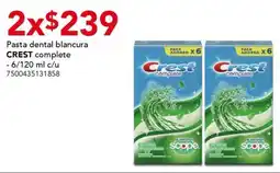 City Club Crest pasta dental blancura complete oferta