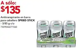 City Club Speed stick antitranspirante en barra para caballero oferta