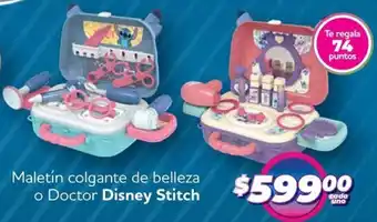 Soriana Híper Disney stitch maletín colgante de belleza o doctor oferta