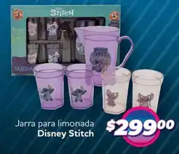 Soriana Híper Disney stitch jarra para limonada oferta