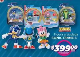 Soriana Híper Sonic prime figura articulada 4" oferta