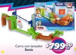 Soriana Híper Sonic carro con lanzador oferta