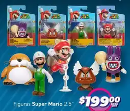 Soriana Híper Super mario figuras 2.5" oferta